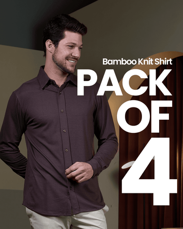 Pack of 4 - Bamboo Knit Shirt