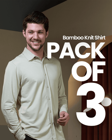Pack of 3 - Bamboo Knit Shirt