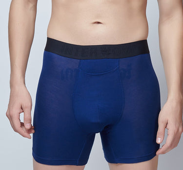 Bamboo Air Boxer Brief - Berry Blue - S