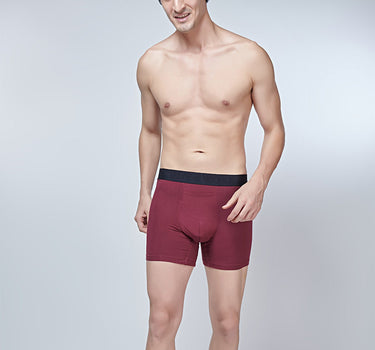Bamboo Air Boxer Brief - Windsor Wine - S